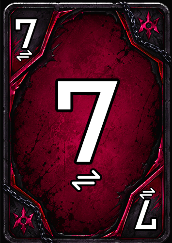 Red 7 Card