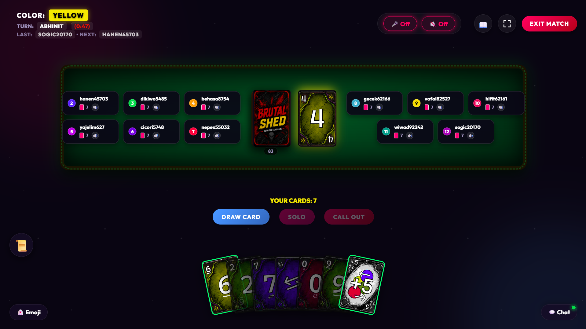 Cardversy Real-Time Game Match
